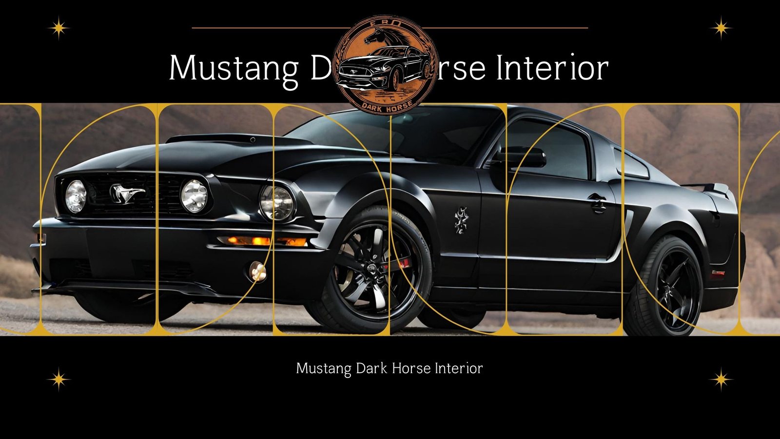 Mustang Dark Horse Interior