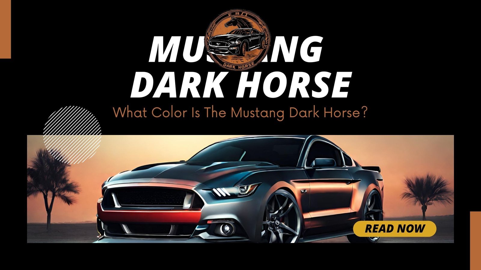 What Color Is The Mustang Dark Horse